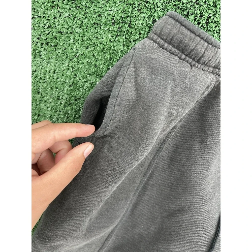 Vintage Nike Pants Mens M Gray Sweatpants Joggers Swoosh Logo Athletic Gym 90s - Picture 5 of 9